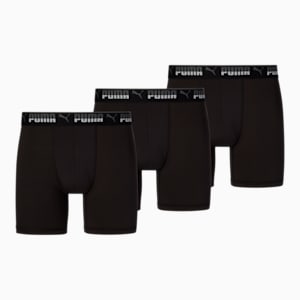 Men's Training Boxer Briefs [3 Pack], BLACK
